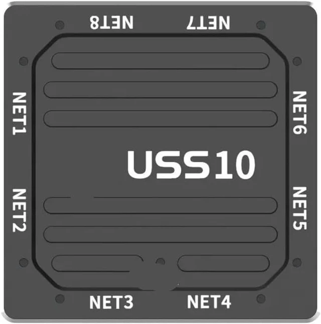 Alt view image 2 of 3 - UTMSYS USS10 8-Port 100M Ethernet Switch GH1.25 Fit For UAV Flight Control