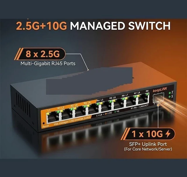 Main image of 9-Port 2.5G Web Managed Switch