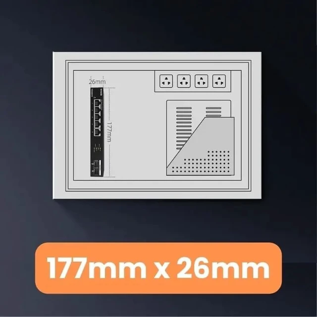 Alt view image 2 of 3 - 2.5GbE Ethernet Switch 5 Port 2.5G RJ45
