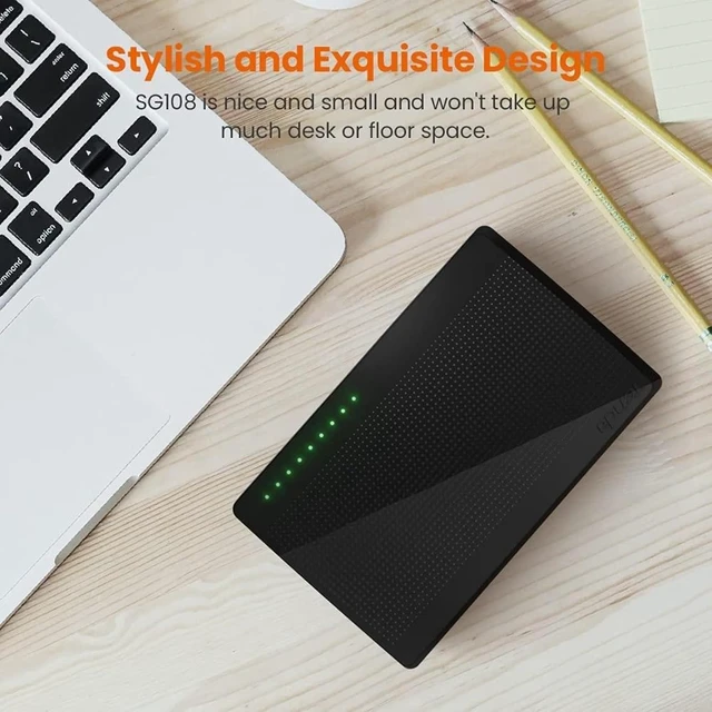 Alt view image 5 of 7 - Desktop Network Switch Compatible with Tenda SG108 100/1000M