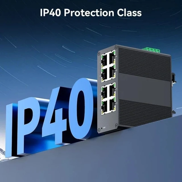Alt view image 3 of 6 - 8 Port Gigabit Switch 1000Mbps Network Ethernet Switch Plug and Play