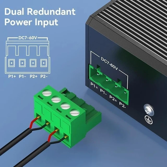 Alt view image 4 of 6 - 8 Port Gigabit Switch 1000Mbps Network Ethernet Switch Plug and Play
