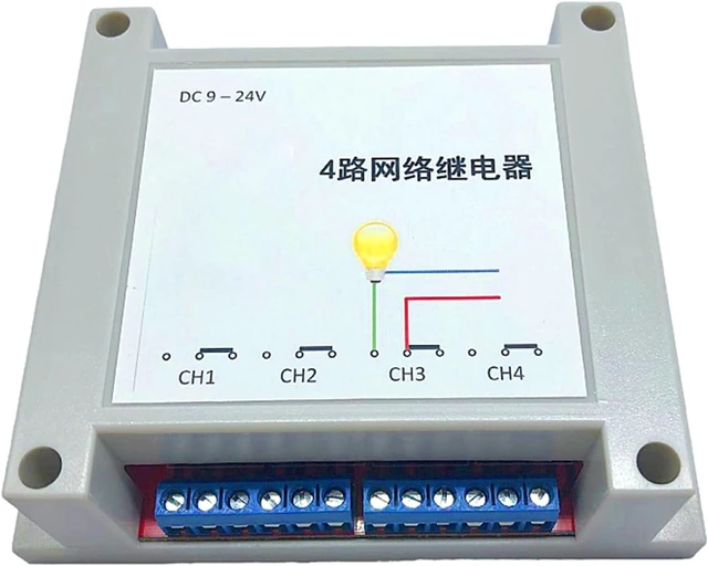 Main image of 4-Channels Ethernet Networks Switch TCPUDP Module