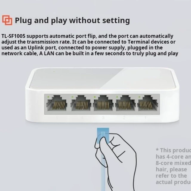 Main image of Home Dormitory Splitter TL-SF1005+ Ethernet Switch