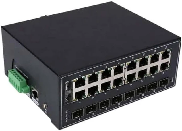 Alt view image 2 of 3 - SMCS 8GT Compact Network Switch Unopened for Industrial Application