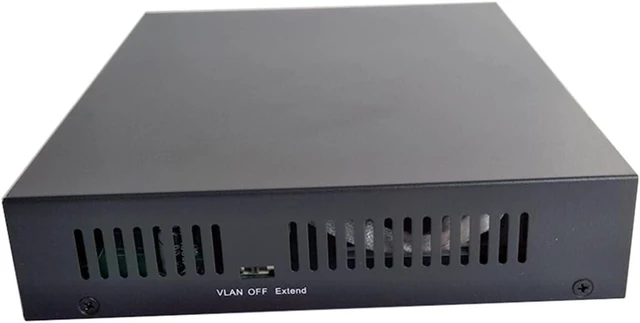 Alt view image 5 of 6 - Full Fast Ethernet 8CH POE Switch 10/100M 250m Long Distance 150W DC 2 LAN RJ45 Uplink Ports Widely Adapted