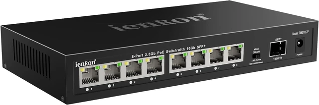 Main image of 2.5Gb PoE+ Switch 8 Port with 1*10Gb SFP+ Uplink, IEEE802.3 AF