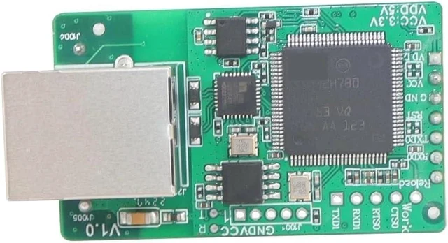 Alt view image 2 of 6 - USR-TCP232-E2 Pin Type Serial to LAN Module Ethernet Switch