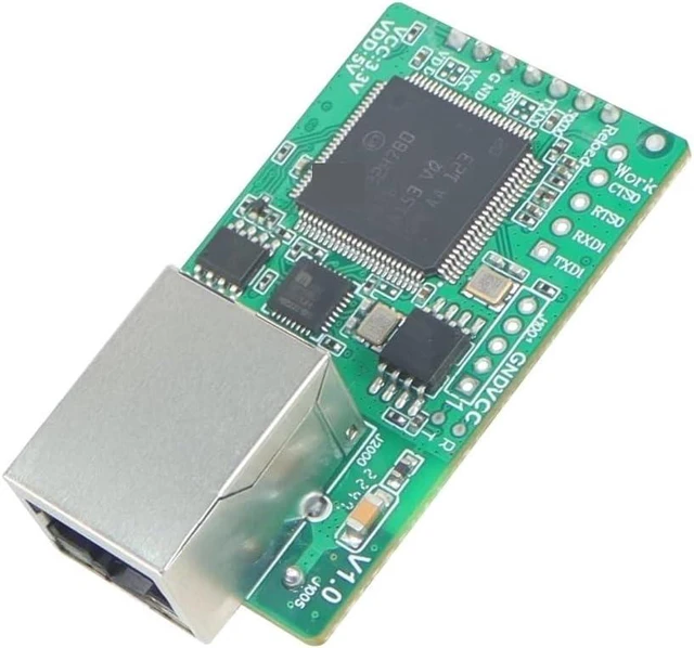 Alt view image 5 of 6 - USR-TCP232-E2 Pin Type Serial to LAN Module Ethernet Switch