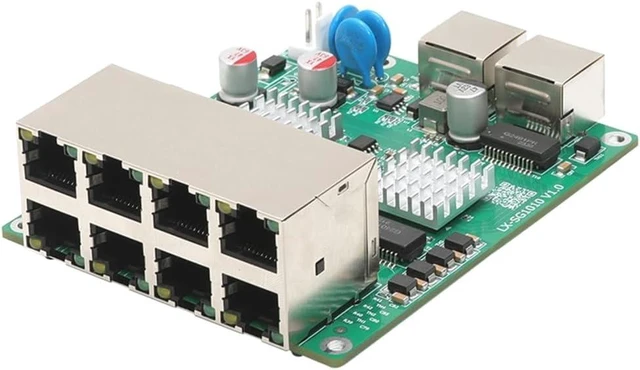Main image of Small 10 Port Gigabit Networking Switches 8 PoE Port Plugs and Play Design for Easy Installation and Setups