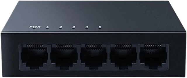 Main image of Business Ethernet switches 5 Port 1000Mbps Ethernet Switch Gigabit 1000Base-T Network Fast Switcher