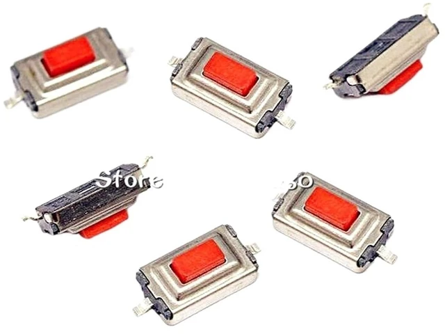 Main image of 1000Pcs 3 * 6 * 2.5mm 3 * 6 * 2.5H 3x6x2.5mm SMD Red Push Button Switch Microswitch Tact Switch