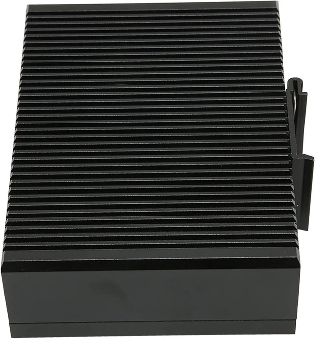 Alt view image 2 of 7 - Industrial Ethernet Switches 8 Port, Unmanaged Network , DIN Mount with IP40 , 12 to 58V DC Input, for Intelligent Transportation, , , Mining,