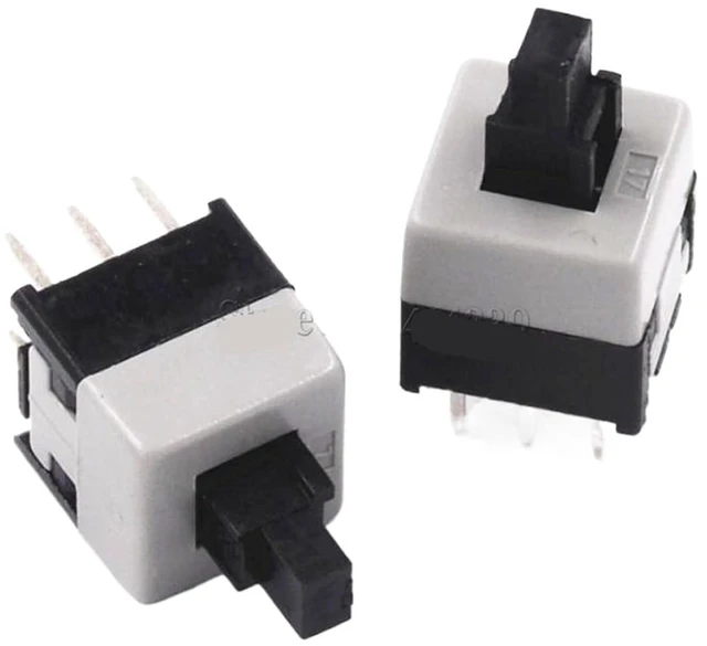 Alt view image 2 of 2 - 100Pcs 8.5 * 8.5mm Double Row No Locked Switch/Push Button Switch/Key Switch 6Pin