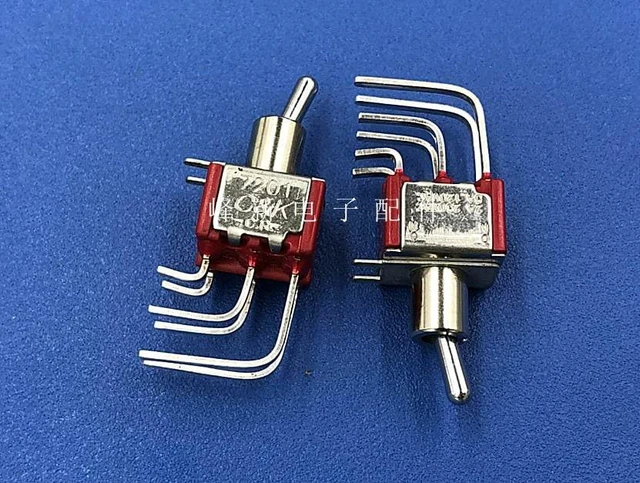 Main image of 7201MD9AV2QE Bent Foot Up and Down Switch 7201 Shaing Head Rocer Arm 2gear 6pin