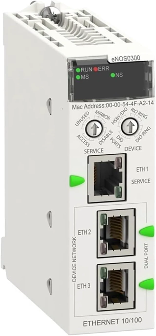 Alt view image 2 of 3 - BMENOS0300 3 Port 10/100Mbps Ethernet Network Switch Module 24VDC