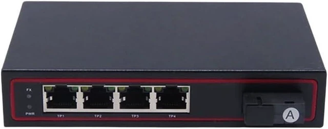 Main image of Industrial Gigabit Switch 1FX 4RJ45 Ports