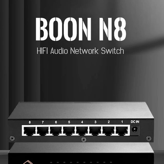 Alt view image 4 of 6 - Silent Angel Bonn N8 Audio Grade Network Switch HiFi Low Noise Less Interference High Precision Clock Techniques 8-Port Switch