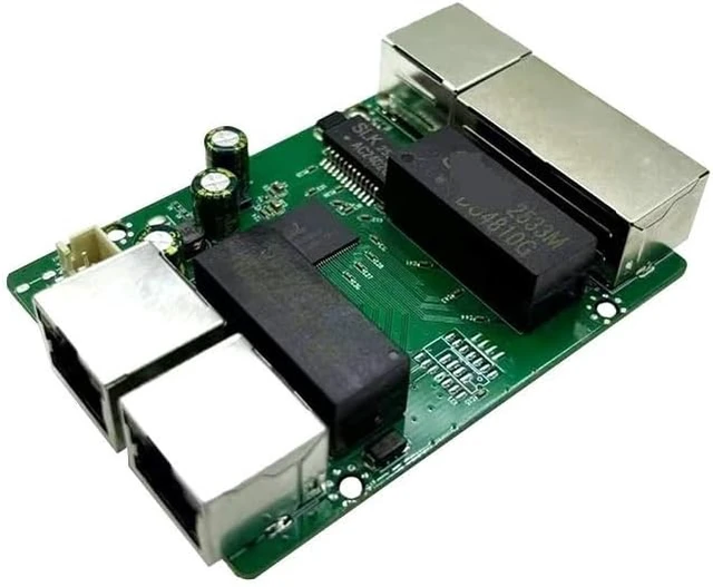 Alt view image 2 of 3 - 5 Port Gigabit Switch Ethernet Switch 10/100/1000mbps LAN Industrial Switch