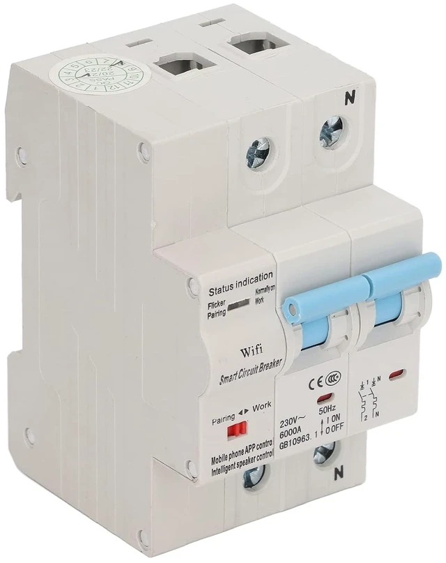 Main image of Smart Wifi Switch with Time Delay Function for Household Control PC Shell (63A)