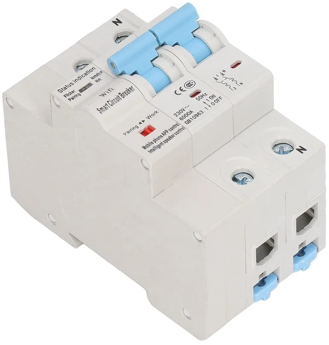 Alt view image 2 of 7 - Smart Wifi Switch with Time Delay Function for Household Control PC Shell (63A)