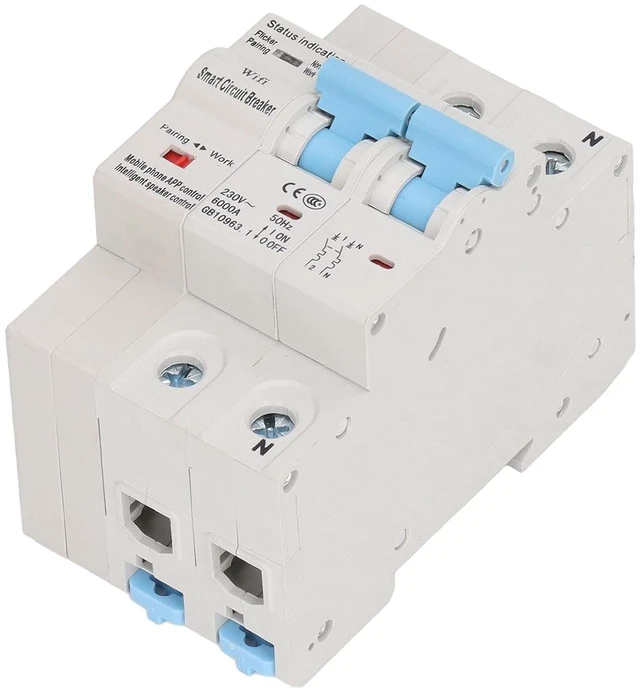 Alt view image 4 of 7 - Smart Wifi Switch with Time Delay Function for Household Control PC Shell (63A)