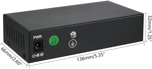 Alt view image 4 of 5 - Ruilogod 5 Port Mini Poe Switch 48V 4 PoE Ports