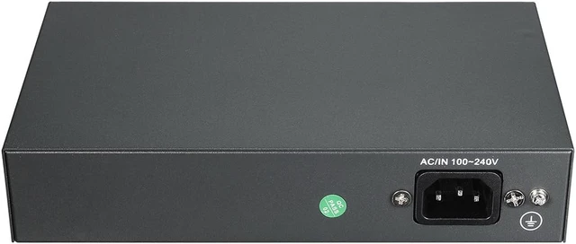 Alt view image 3 of 5 - Ruilogod 6 Port Smart 10/100Mbps PoE Switch (4 PoE Ports