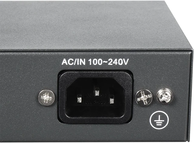 Alt view image 5 of 5 - Ruilogod 6 Port Smart 10/100Mbps PoE Switch (4 PoE Ports