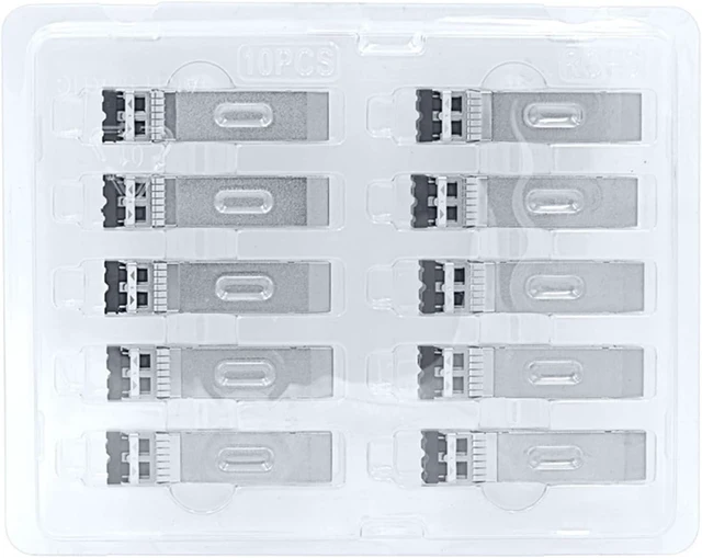 Alt view image 4 of 5 - 10G Single-Mode Dual-Fiber 80km Optical Module 10G ZR SFP Fiber Optic transceiver Compatible: Mainstream switches
