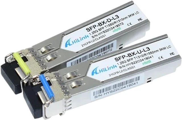 Main image of 1000BASE WDM 1310/1550nm 3KM LC/SC BIDI SFP Transceiver DOM (Color : 1 Pairs SC)