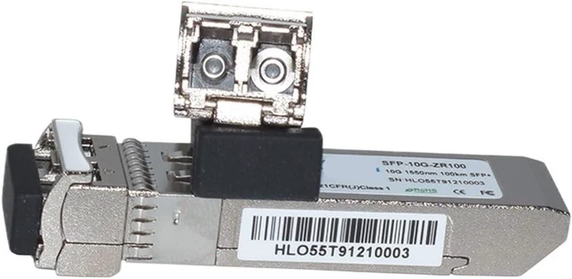 Alt view image 5 of 5 - 10G 1550nm 120km SFP+ Duplex LC SFP-10G-ZR Transceiver Module