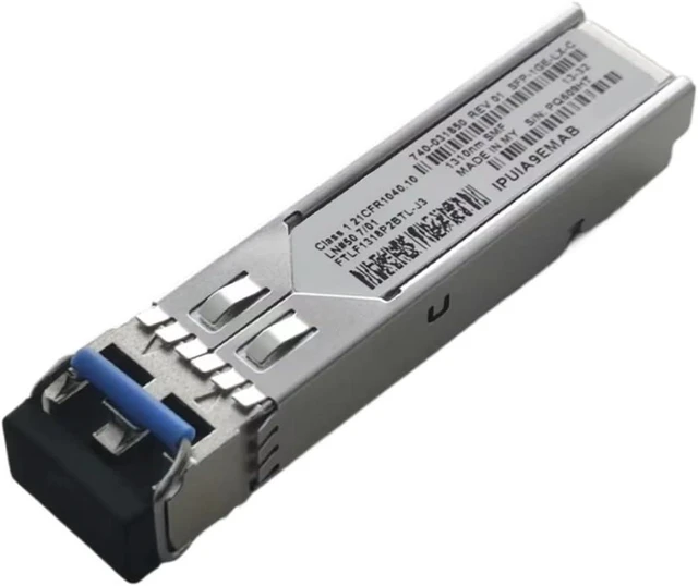 Main image of SFP Transceiver SFP-1GE-LX-C 740-031850 FTLF1318P2BTL-J3 1310NM 10KM 1GE Fiber Optical