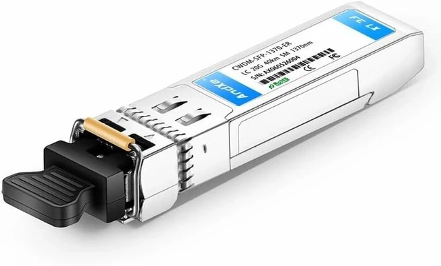 Main image of CWDM-SFP-1370-ER Optical Transceiver Module SFP+ 10G Dual Fiber LC Single Mode 40KM (25 Miles) 1370-1450nm Wavelength, Commercial Grade CWDM SFP+ Module