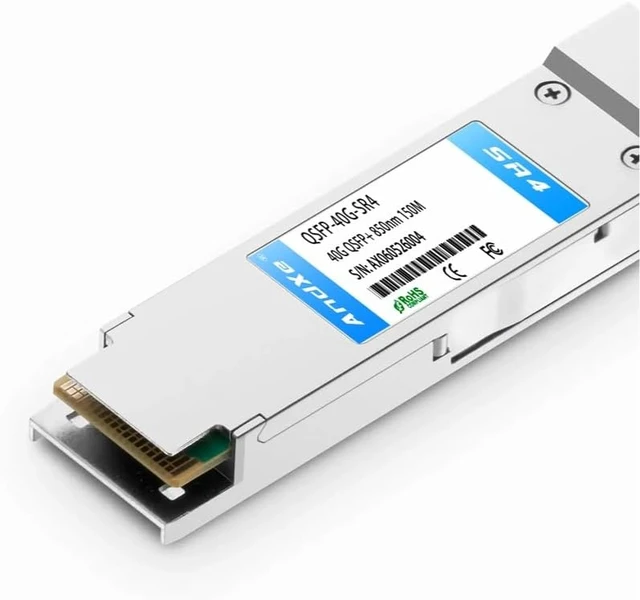 Alt view image 5 of 6 - QSFP-40G-SR4 Optical Transceiver Module, 40GBASE-SR4 QSFP+, Multi-Mode Fiber, 850nm Wavelength, up to 150M Transmission for Switches & Servers