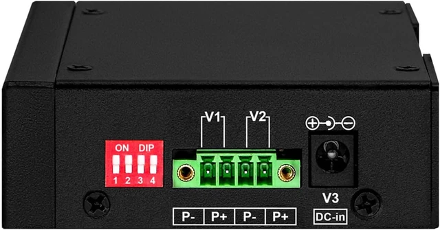 Alt view image 4 of 7 - 10G Managed Fiber Media Converters with POEs RJ45 and SFPs Port for Industrial Networking Applications