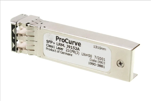 Main image of J9152A 10G SFP+ SR LC Connector, MMF, 850nm 300m Transceiver Module (New Sealed)