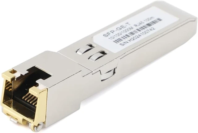 Alt view image 6 of 7 - 1/5/10PCS Gigabit RJ45 SFP Module - 10M/100M/1000M Adaptive, 1.25G Transceiver (10PCS 10/100/1000M)