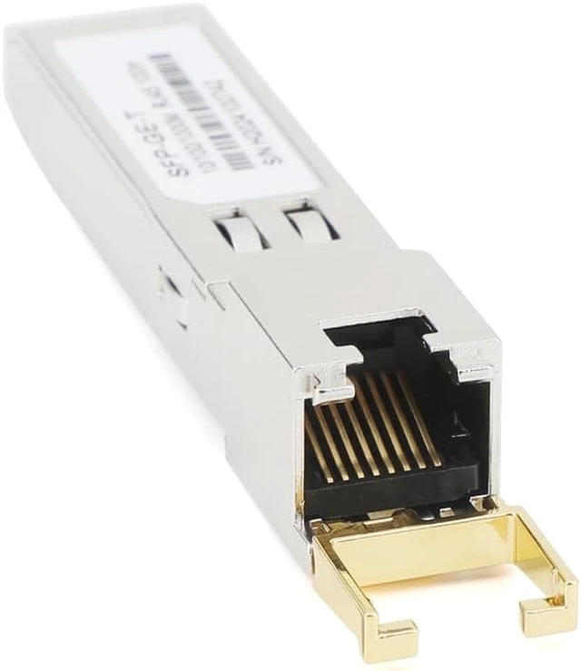 Alt view image 7 of 7 - 1/5/10PCS Gigabit RJ45 SFP Module - 10M/100M/1000M Adaptive, 1.25G Transceiver (10PCS 10/100/1000M)