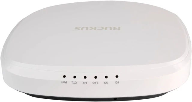 Alt view image 3 of 7 - RUCKUS R560 Wi-Fi 6E Indoor Access Point, Tri-Band 802.11ax 2x2:2 (2.4/5/6GHz), Up to 4.7 Gbps, 1536 Clients, 5GbE PoE + 1GbE Ports, BLE/Zigbee, USB 2.0, 901-R560-US00