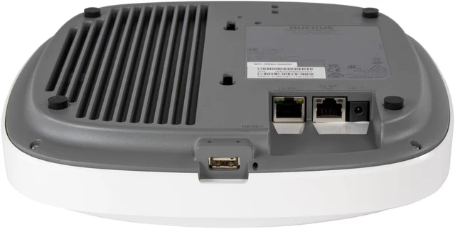 Alt view image 6 of 7 - RUCKUS R560 Wi-Fi 6E Indoor Access Point, Tri-Band 802.11ax 2x2:2 (2.4/5/6GHz), Up to 4.7 Gbps, 1536 Clients, 5GbE PoE + 1GbE Ports, BLE/Zigbee, USB 2.0, 901-R560-US00