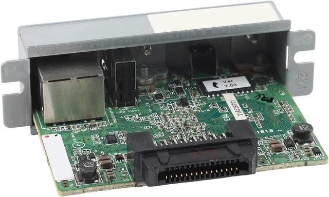 Alt view image 7 of 7 - Ethernet Interface Module UB-E04 Print Server 100 Mbps Compatible With TM-T88VI T88V T70II TM-U220 TM-H6000 C32C881008