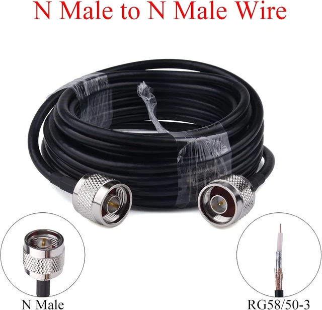 Alt view image 7 of 7 - Yagi Antenna 2G/3G/4G 20dbi, N Female Connector with 20M Cable