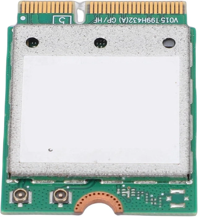 Alt view image 6 of 7 - Vikye WiFi 7 M.2 Network Card QCNCM865, 5.8Gbps Triple Band Wireless Adapter Module with 4K QAM, for 11 Laptop