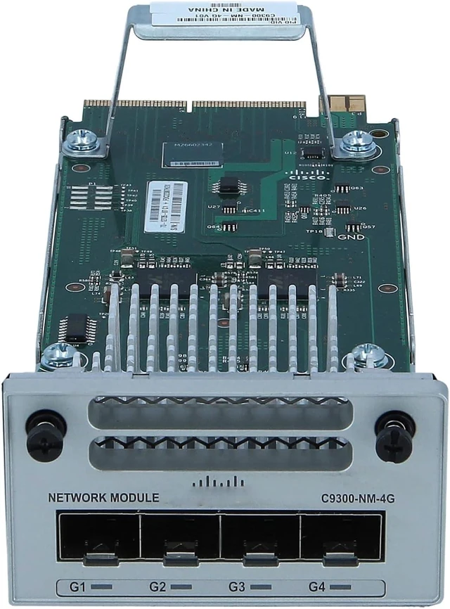 Main image of Catalyst C9300-NM-4G 4-Port Gigabit Ethernet Network Module (New Sealed)