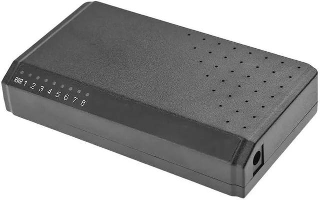 Alt view image 2 of 4 - 8 Ports 6+2 PoE Switch Injector Power Over Ethernet Power Adapter Network