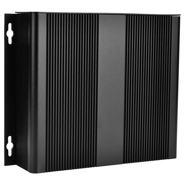 Alt view image 5 of 7 - Aluminum Project Enclosure, 48x204x160mm Sandblasted Black Box for