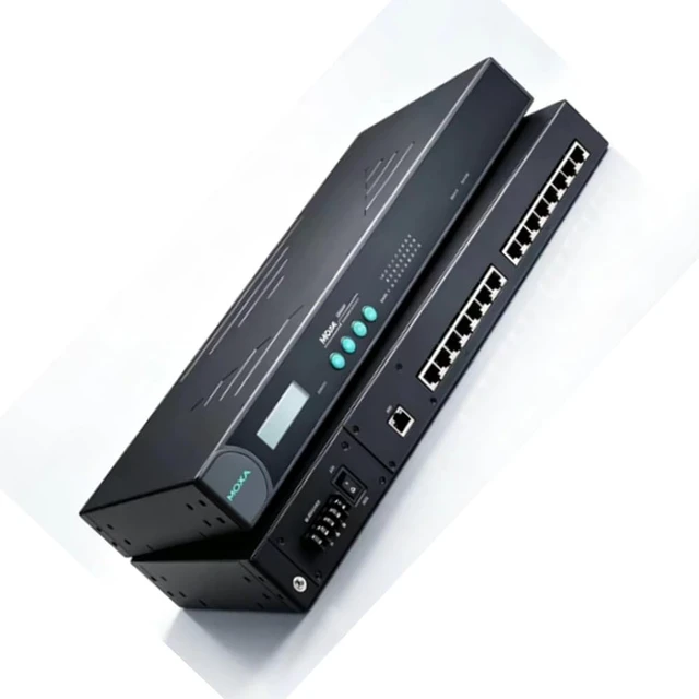 Alt view image 5 of 6 - NPort 5630-16 16-Port RS-232/422/485 Serial Device Server 10/100 Ethernet Rackmount