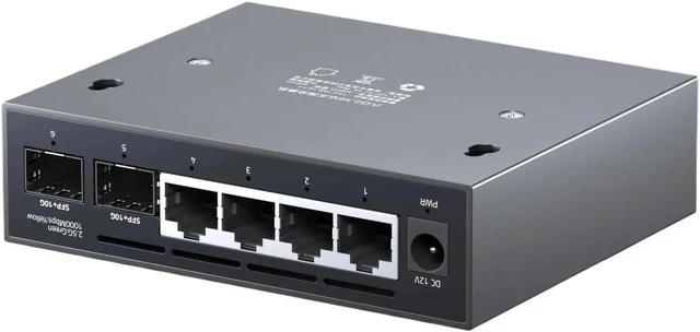 Main image of SKS3200-4E2X 4-Port 2.5G RJ45 2-Port 10G SFP+ L2 Managed Switch