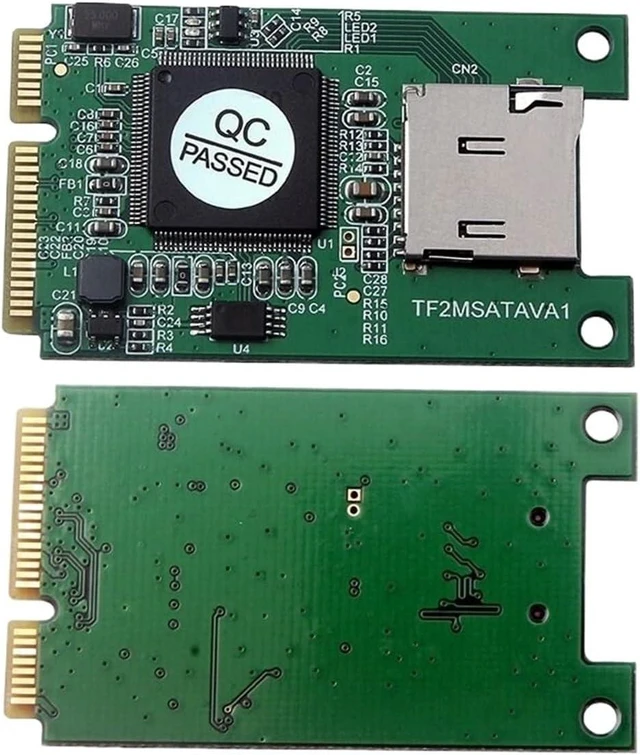 Main image of SD TF Card to mSATA SSD Adapter mSATA PCI e SSD to TF Card Converter for PC Computer Laptop